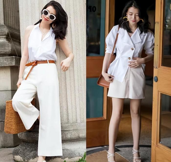 白色裤子穿出优雅气质，教你3穿3不穿！