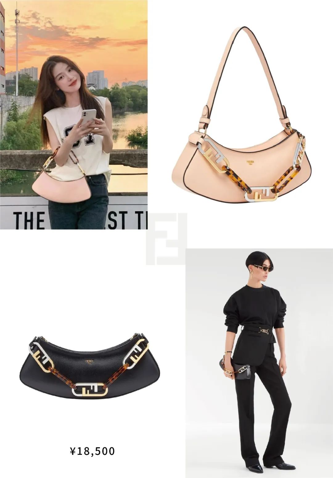 fendi经典名牌包包,fendi限量版蛇皮包