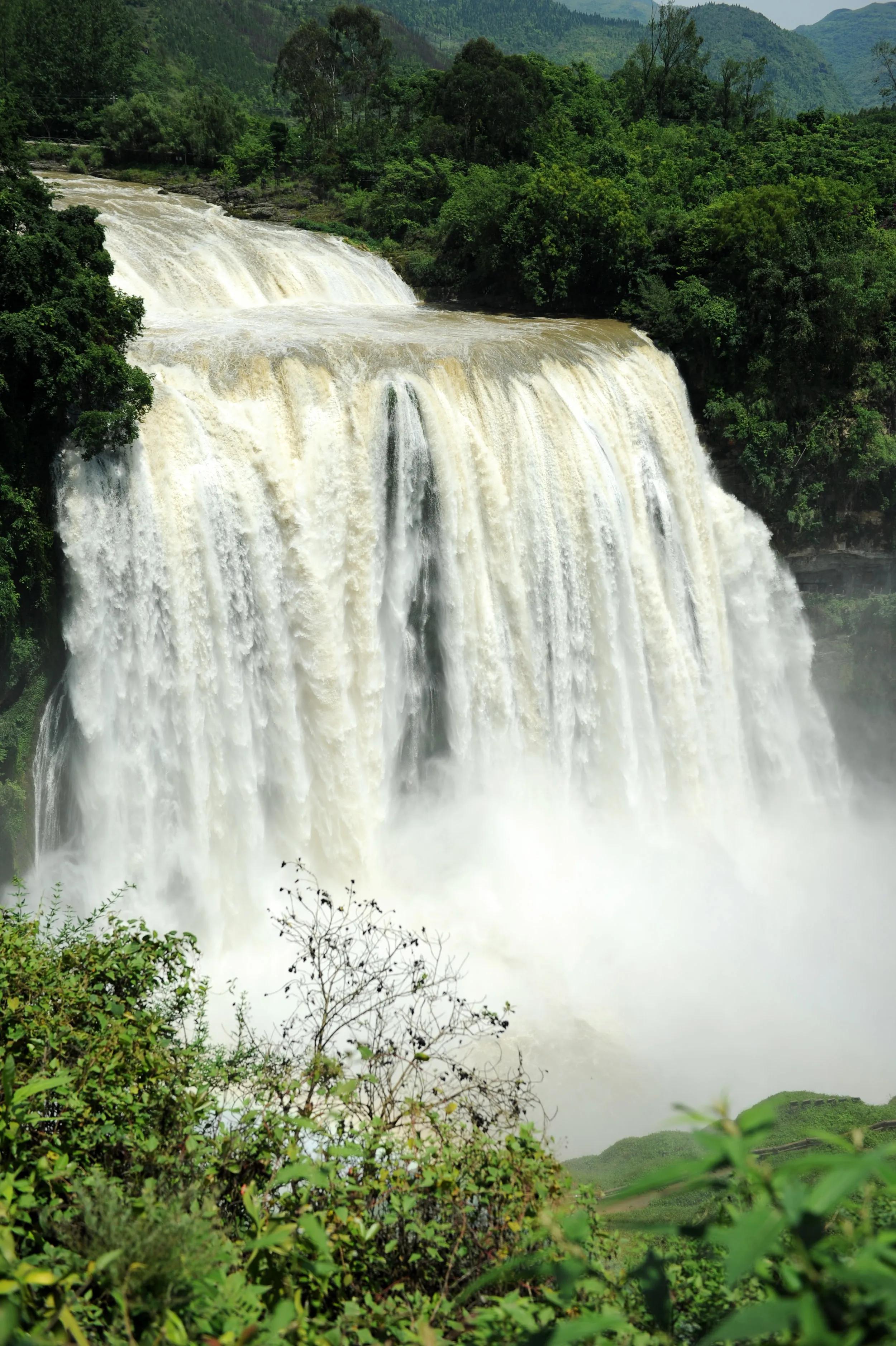 丰水期黄果树瀑布,黄果树瀑布丰水期和枯水期分界线
