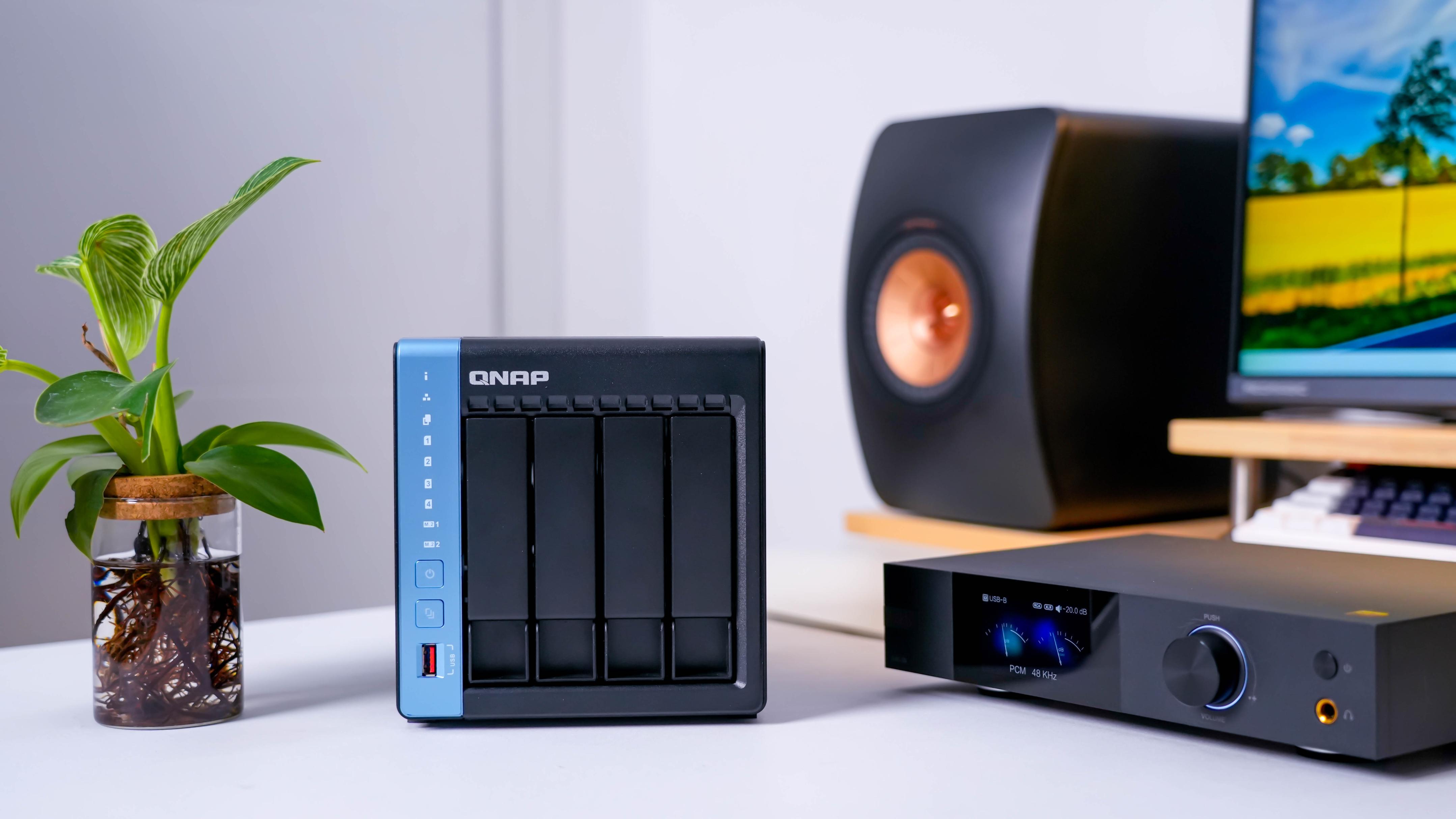 如何用NAS搭建HiFi音乐库？威联通TS-464C+东芝N300搭建教程分享