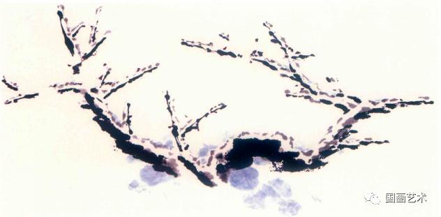 刘存惠梅花的各种画法,梅花基本画法