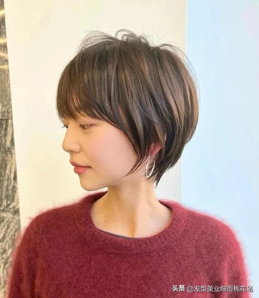 日系短发发型女圆脸,适合圆脸女生的超a日系短发