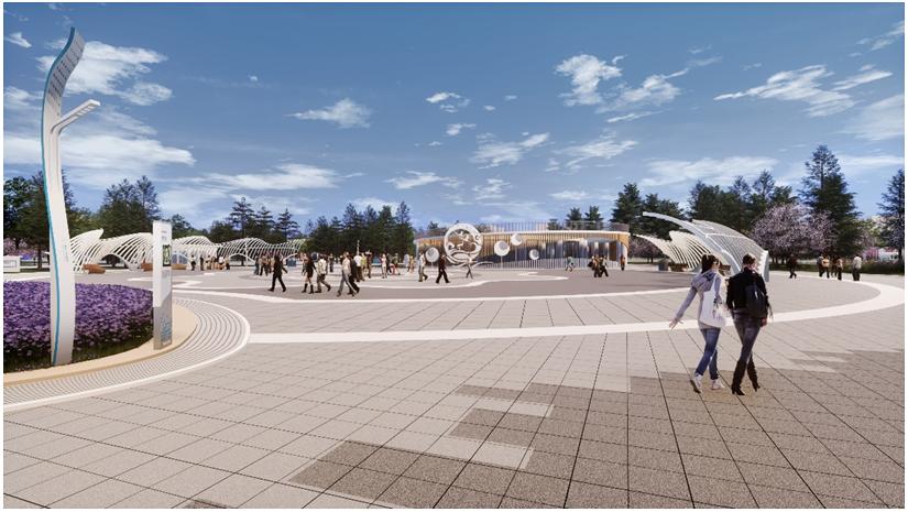 污水处理湿地公园,污水处理厂生态主题公园