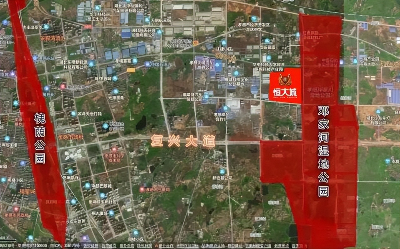 孝感邓家河湿地公园投资多少钱,90亿巨资的河滩公园