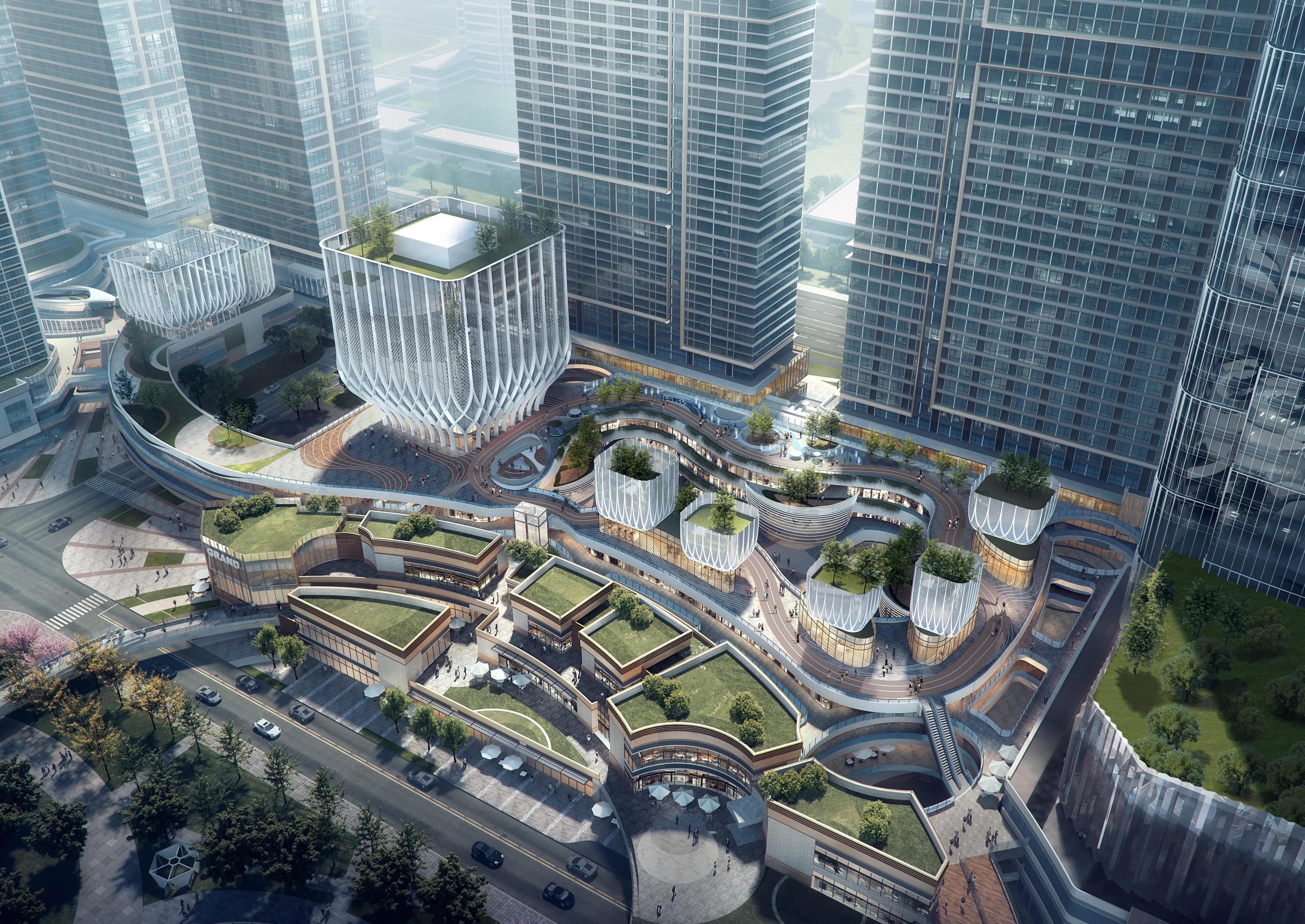 济西生活区规划图,济北新区商业综合规划