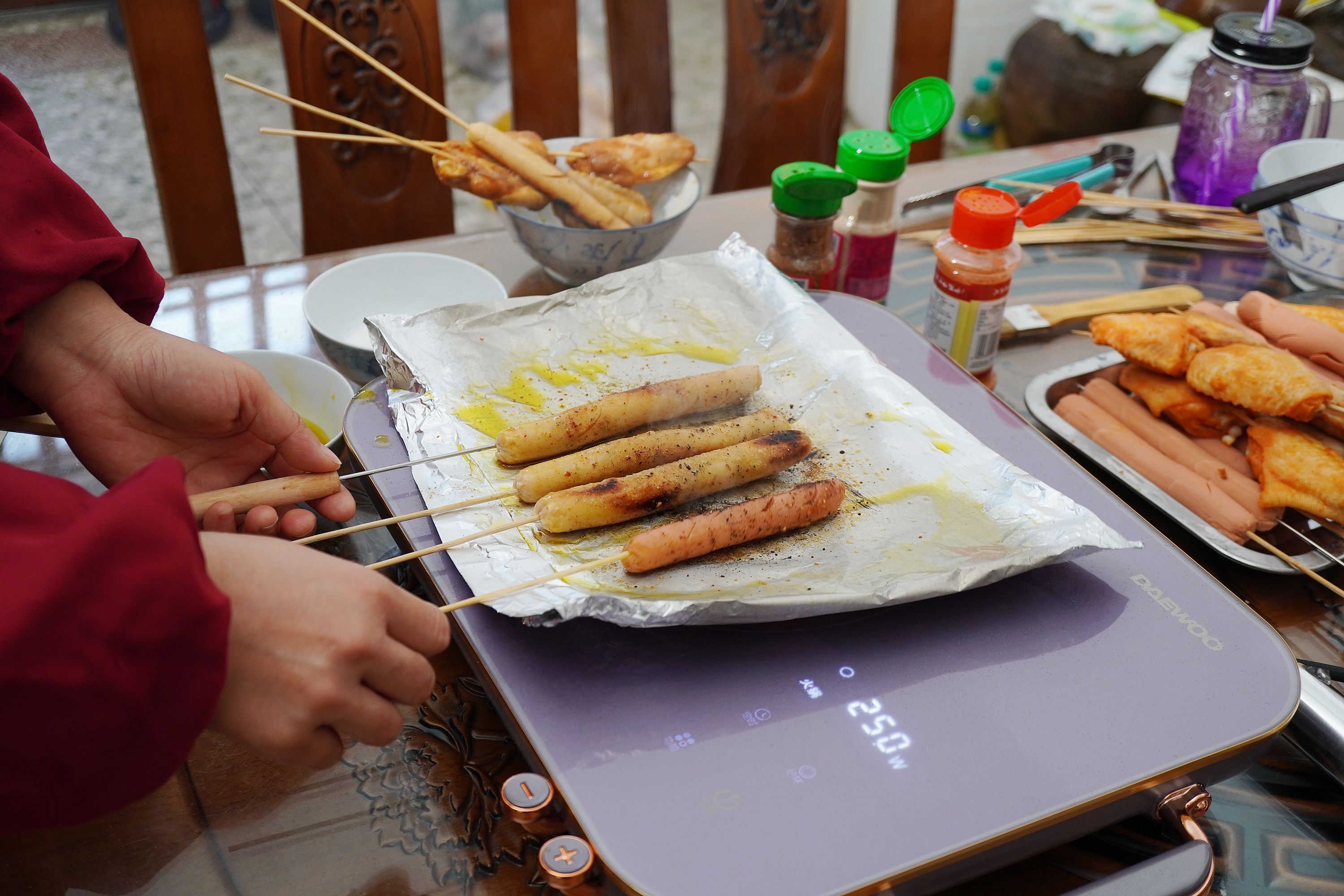 烧烤炉炒菜,烧烤炉打火锅