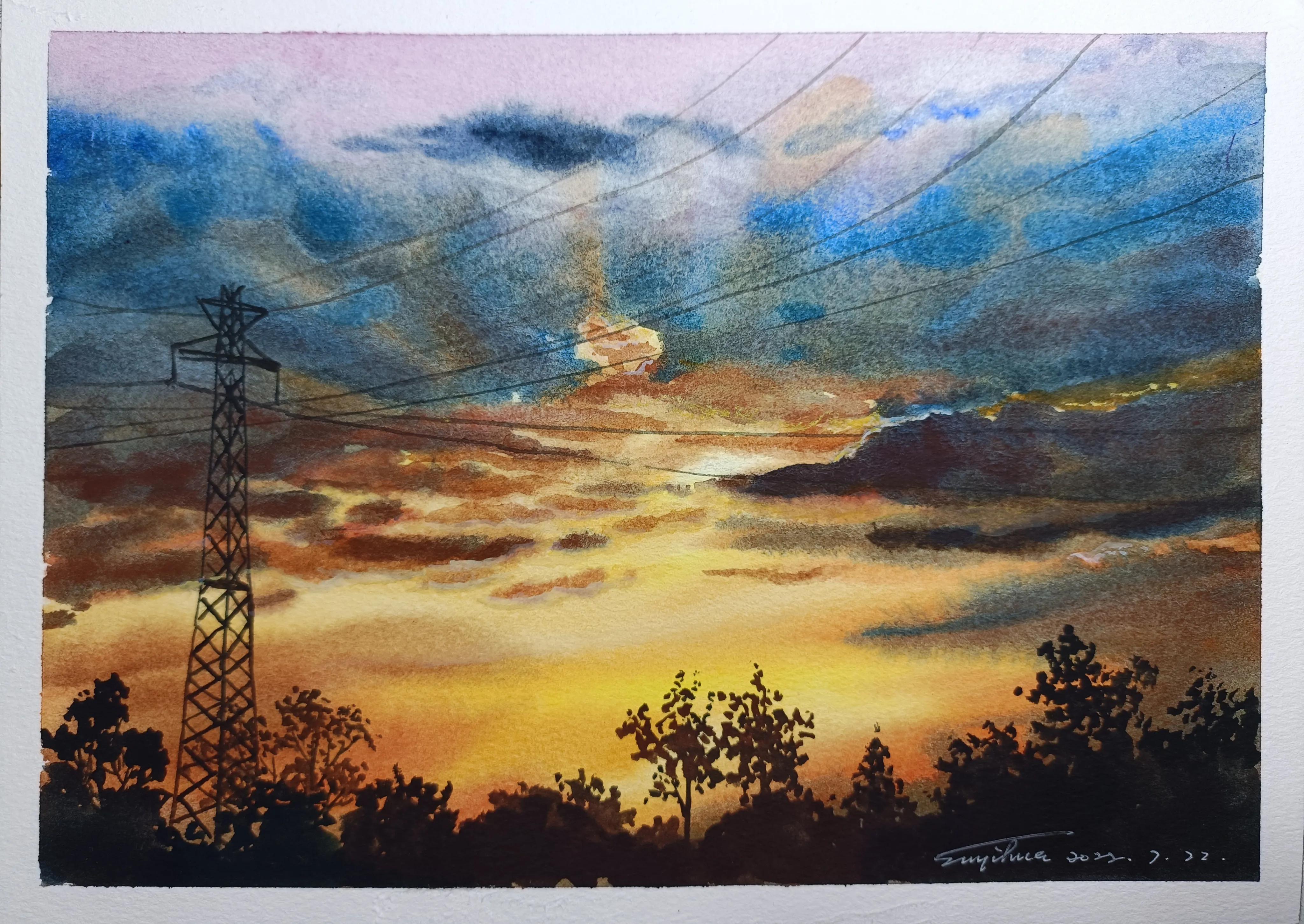 幸福画吧画友作品欣赏,幸福原创绘画作品欣赏