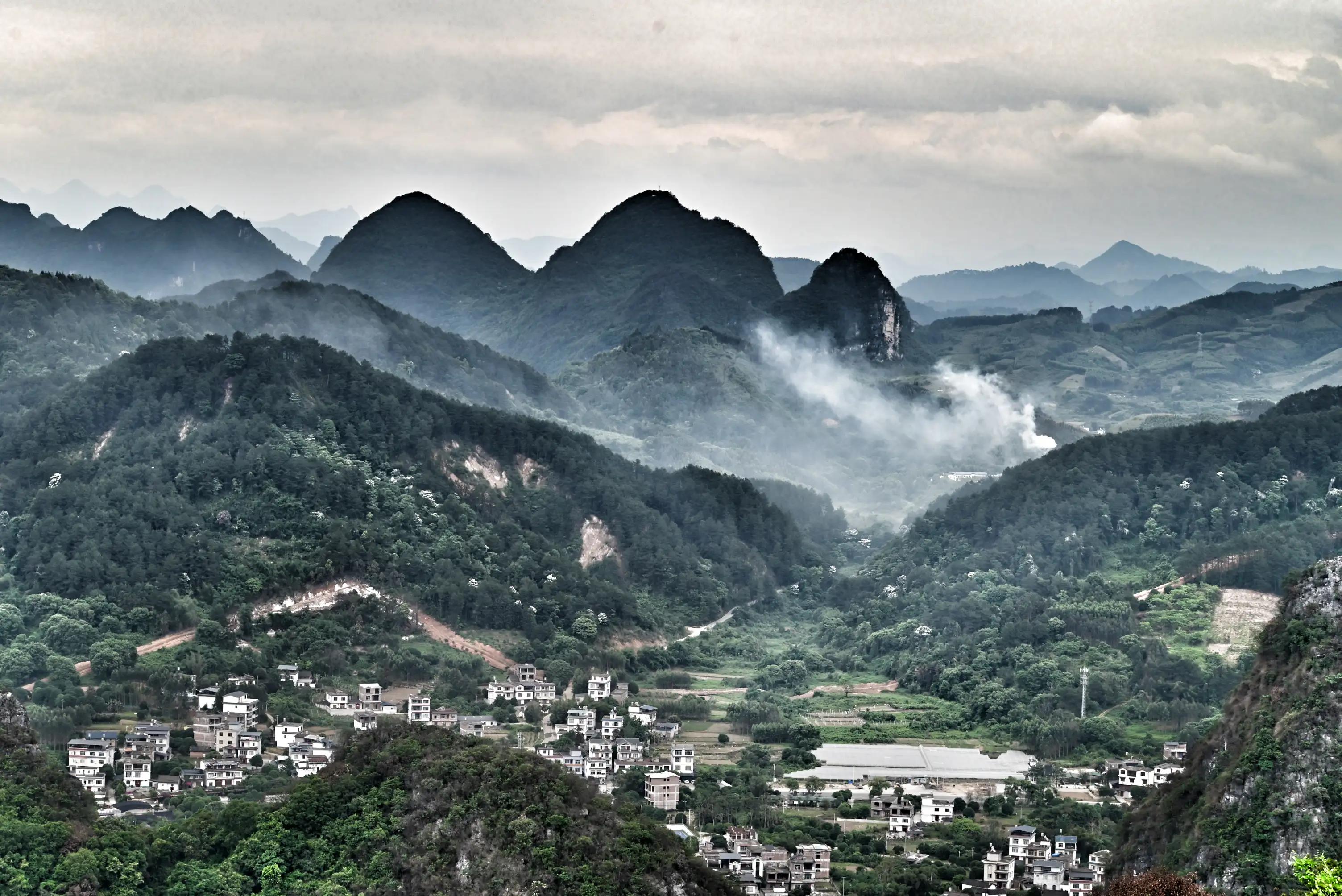 阳朔十里画廊油菜花,阳朔十里画廊视频