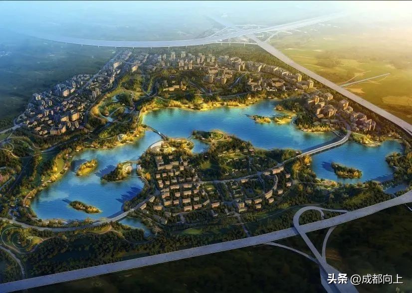 成都天府新区人工湖,天府新区在建人工湖