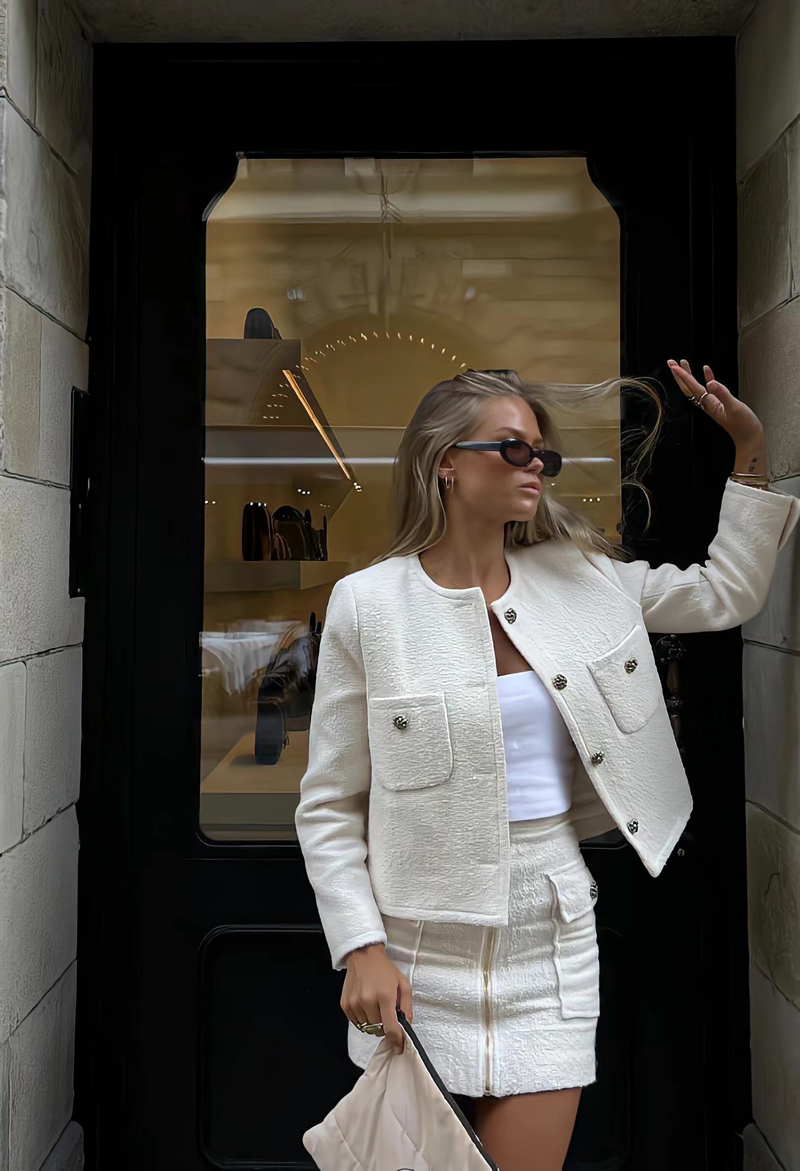 冬季显瘦外套小香风搭配,冬天怎么穿小香风外套