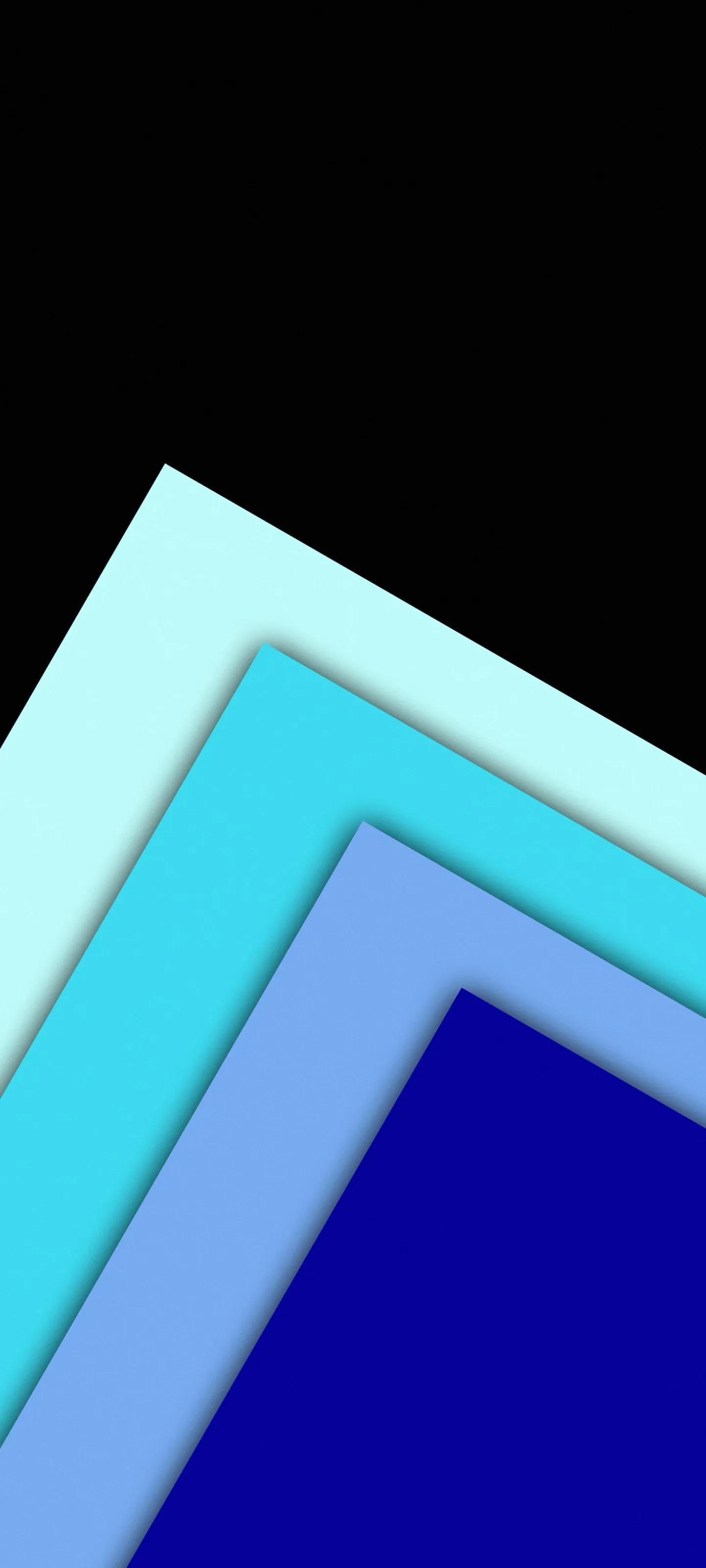 黑色背景几何图案手机壁纸,手机壁纸图案几何