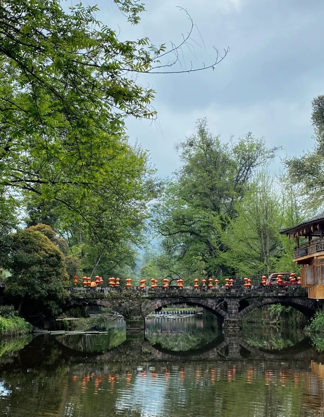 成都近郊一个小众禅意古镇,成都茶山古镇图片