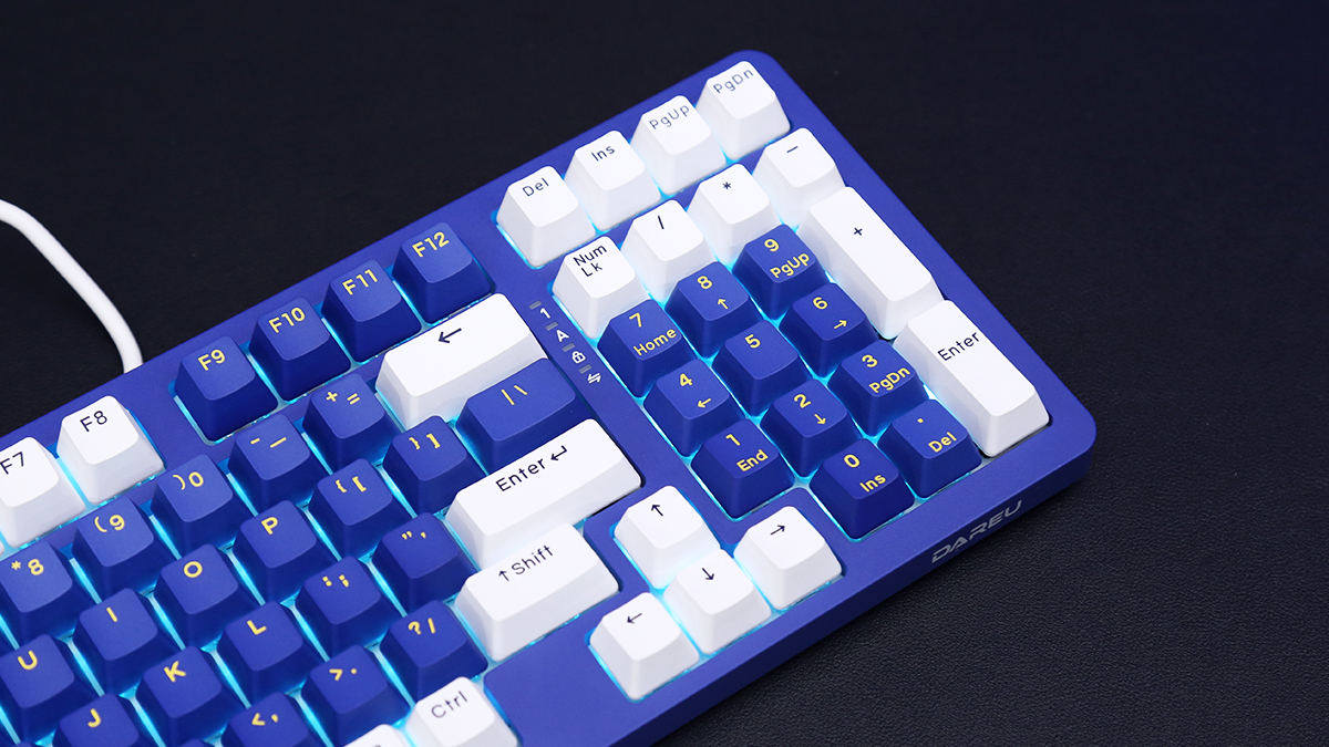 达尔优a98静电容轴测评,达尔优A98机械键盘