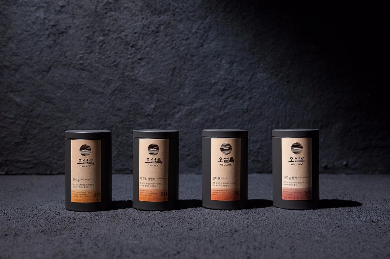 文圣茶说丨韩国「OSULLOC纯茶系列」茶品牌形象