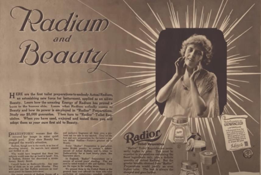 被镭辐射后的女工,核辐射后维持生命的工人