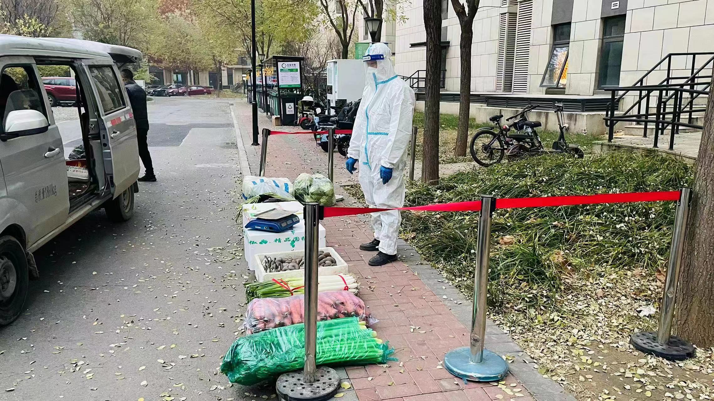 大兴瀛海16辆蔬菜直通车开进社区,大兴蔬菜直通车开进社区