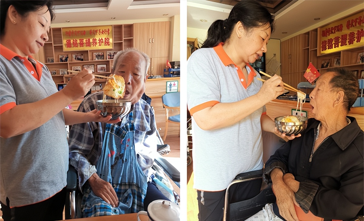 陶乐家养老丨共庆陶乐八周年，一碗生日面，情长岁安康