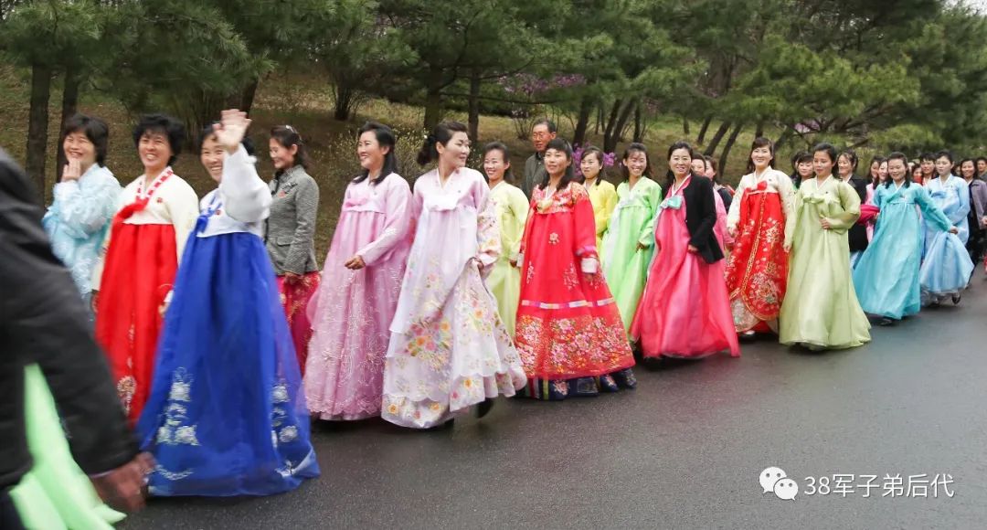 38军老兵朝鲜,朝鲜平壤万景台少年宫牡丹峰