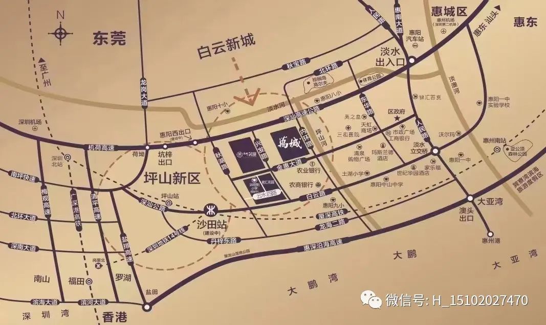 惠州万城名座周围配套,惠州万城名座花园生活配套怎么样