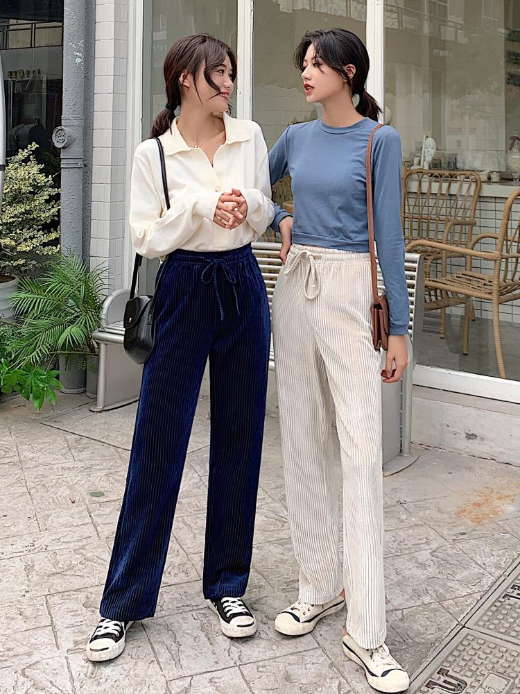 这才是阔腿裤的正确“打开方式”，搭配这4件上衣，显瘦气质