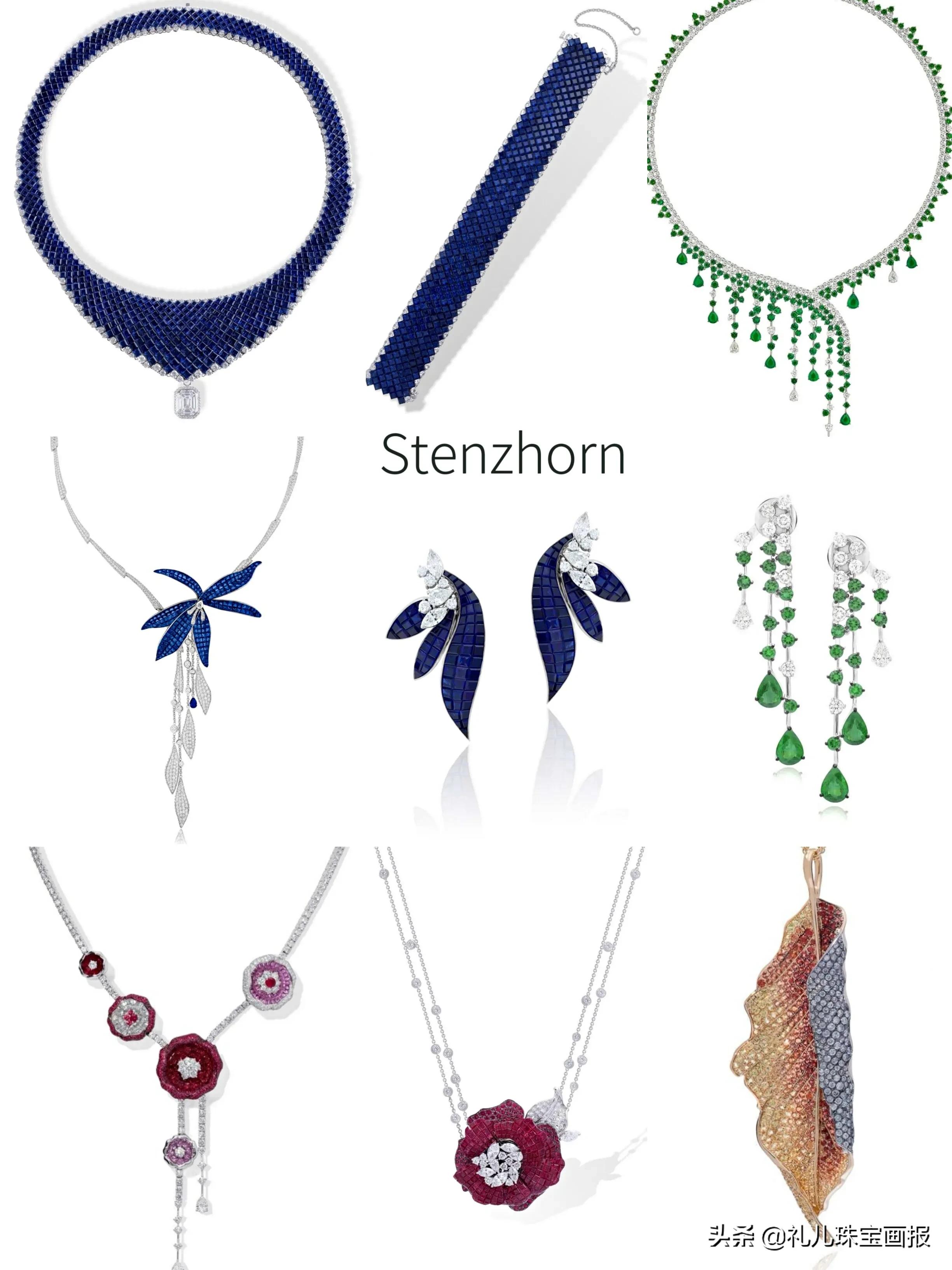 用珠宝做成的梅兰竹菊太美啦！它是如何用隐密镶嵌做出布料的质感