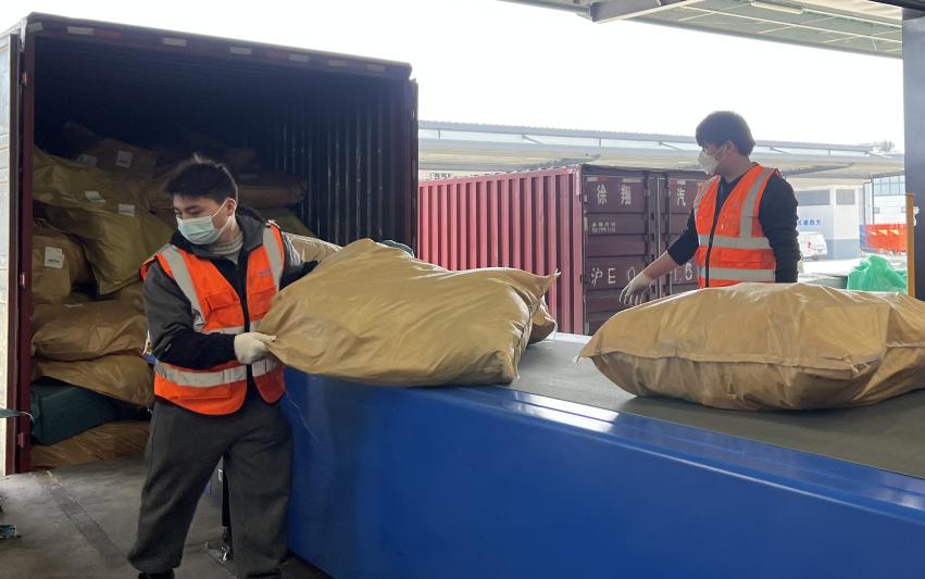 递四方华东分公司复工复产，上海一级转运中心日处理能力40万单