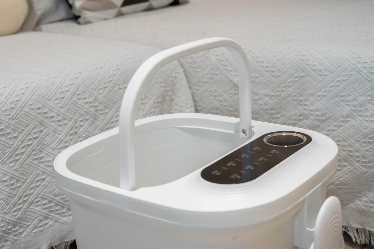 美的足底按摩器测评,泡脚机按摩仪美的