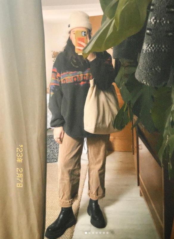 165120斤微胖女生穿搭冬季博主,微胖型身材穿搭博主