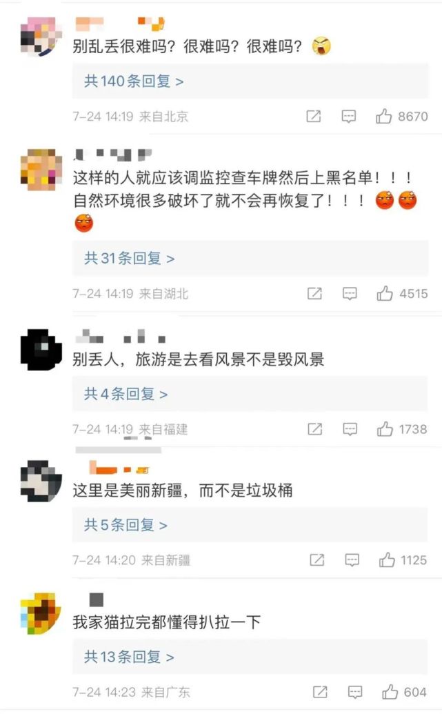 独库公路成垃圾公路,独库公路路边垃圾