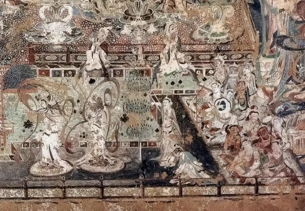 敦煌的隋代石窟壁画最具特色,敦煌莫高窟药师经变壁画高清图