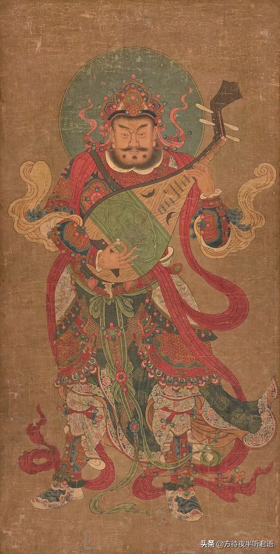 佛教四大天王拿的什么神器,佛法中的四大天王法器代表什么