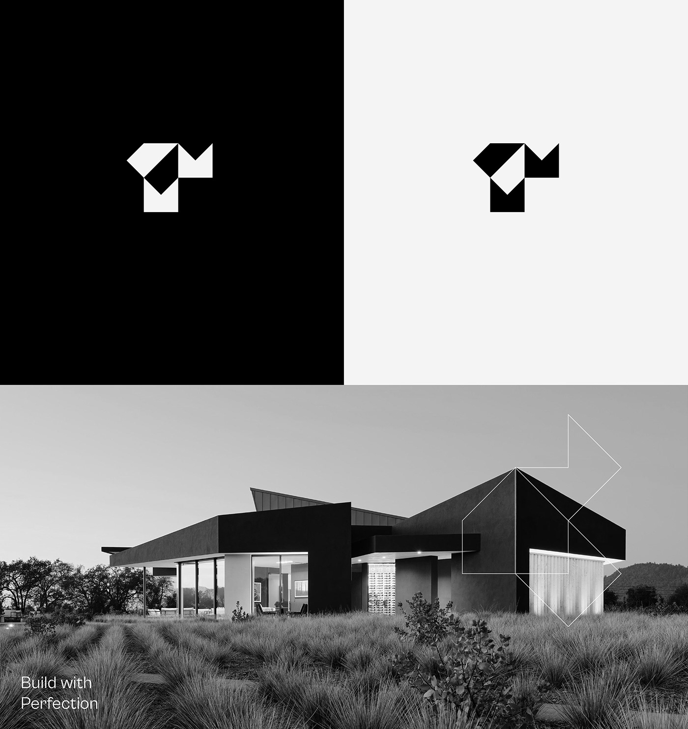 品牌经典logo几何设计,顶级复古logo设计