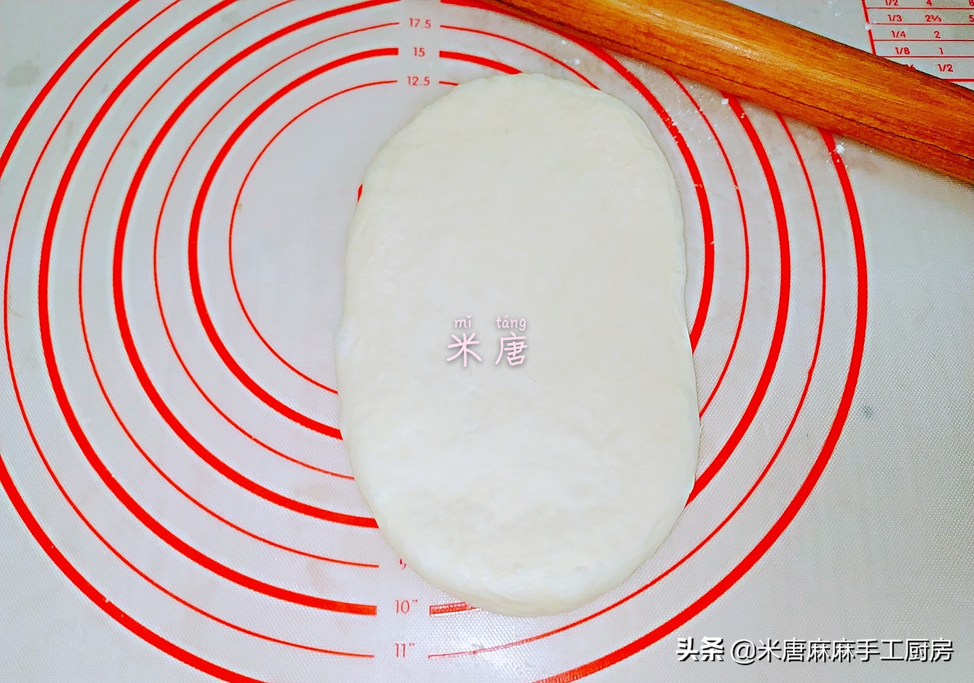 轻松get简单又好吃的蒜香吐司,米唐吐司面团