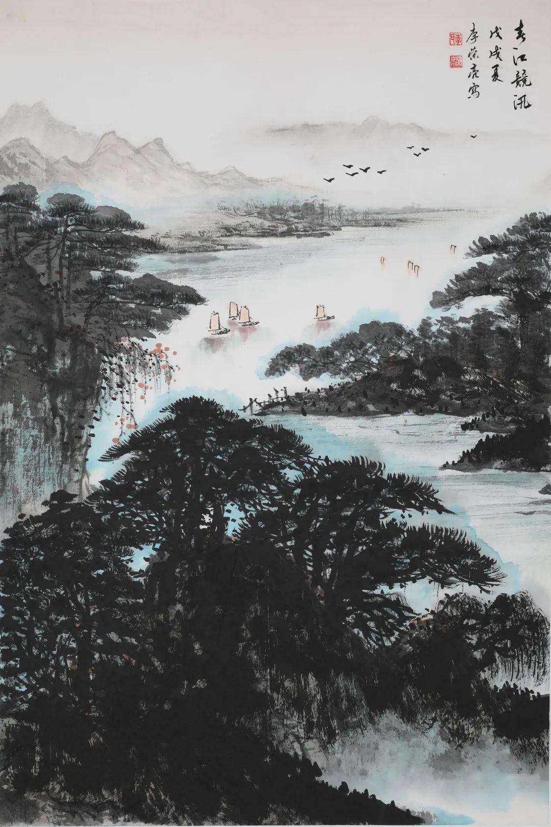 第十二届名家书画展,名家书画作品联展