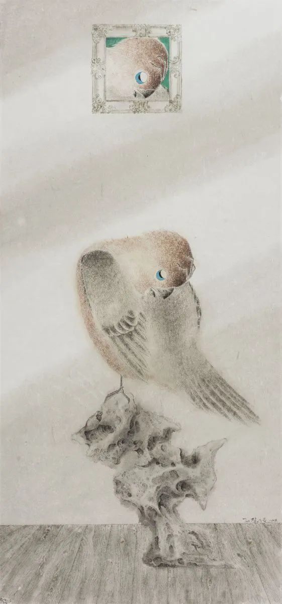 严谨细致的书法,水墨气韵生动的线描