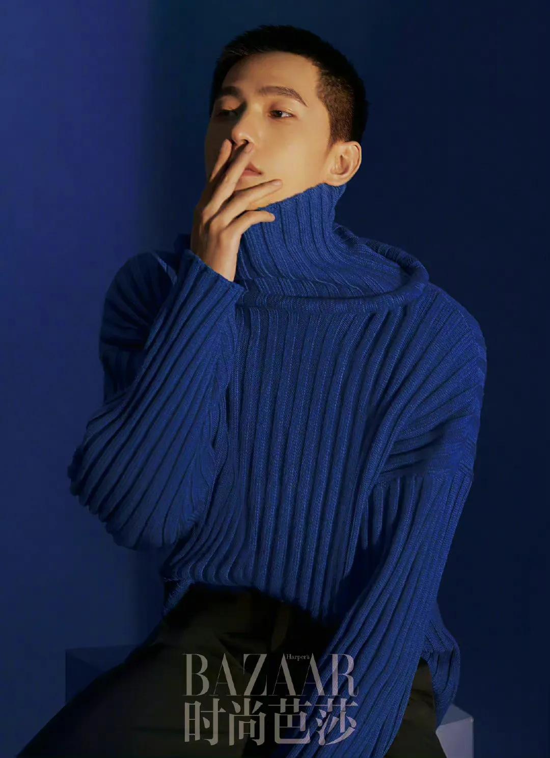 时尚芭莎肖战和谁拍过,时尚芭莎肖战年度盛典照片