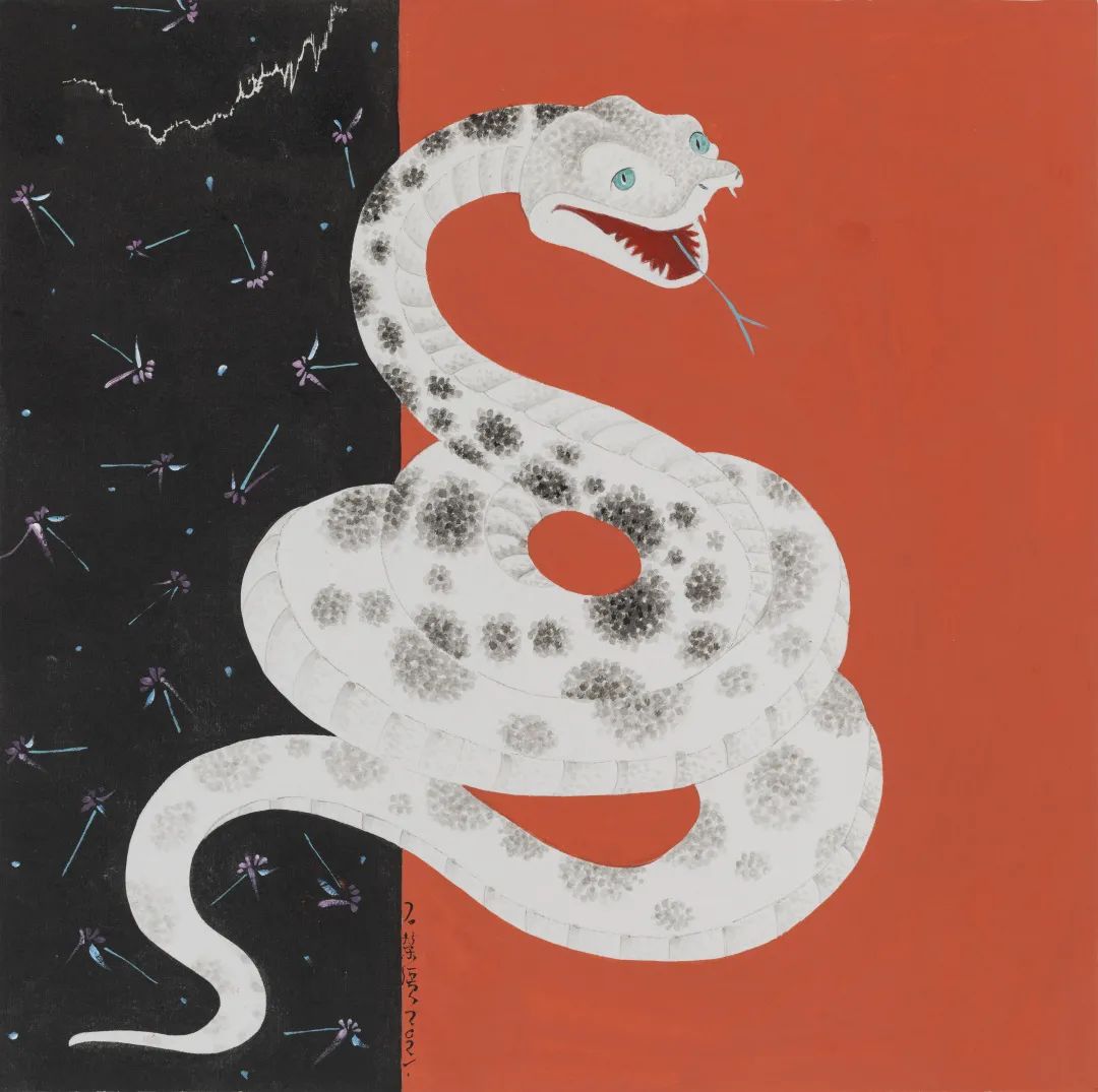 严谨细致的书法,水墨气韵生动的线描