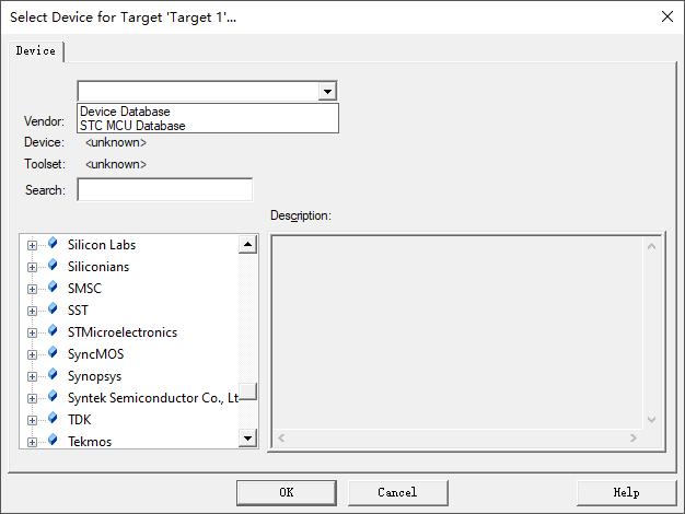 stc单片机入门教程视频,keilc51中如何选择stc