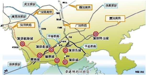 广东深圳北站的客流,深圳北站在深圳属于哪个地位