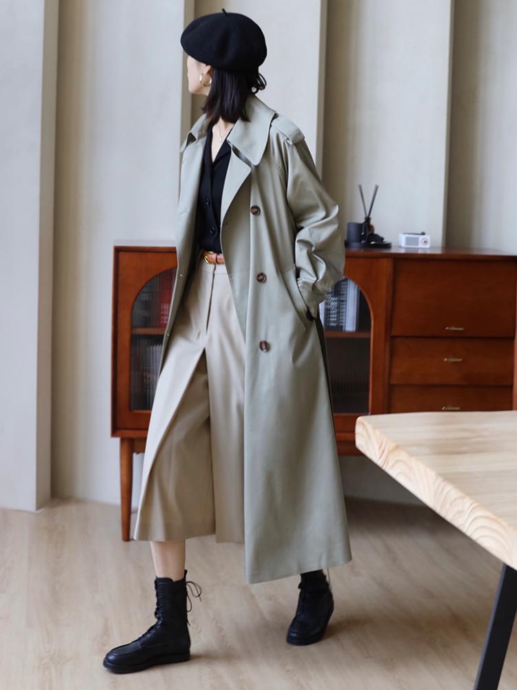 春天穿搭的高级感就是风衣了,18年春天风衣这么穿时髦爆了