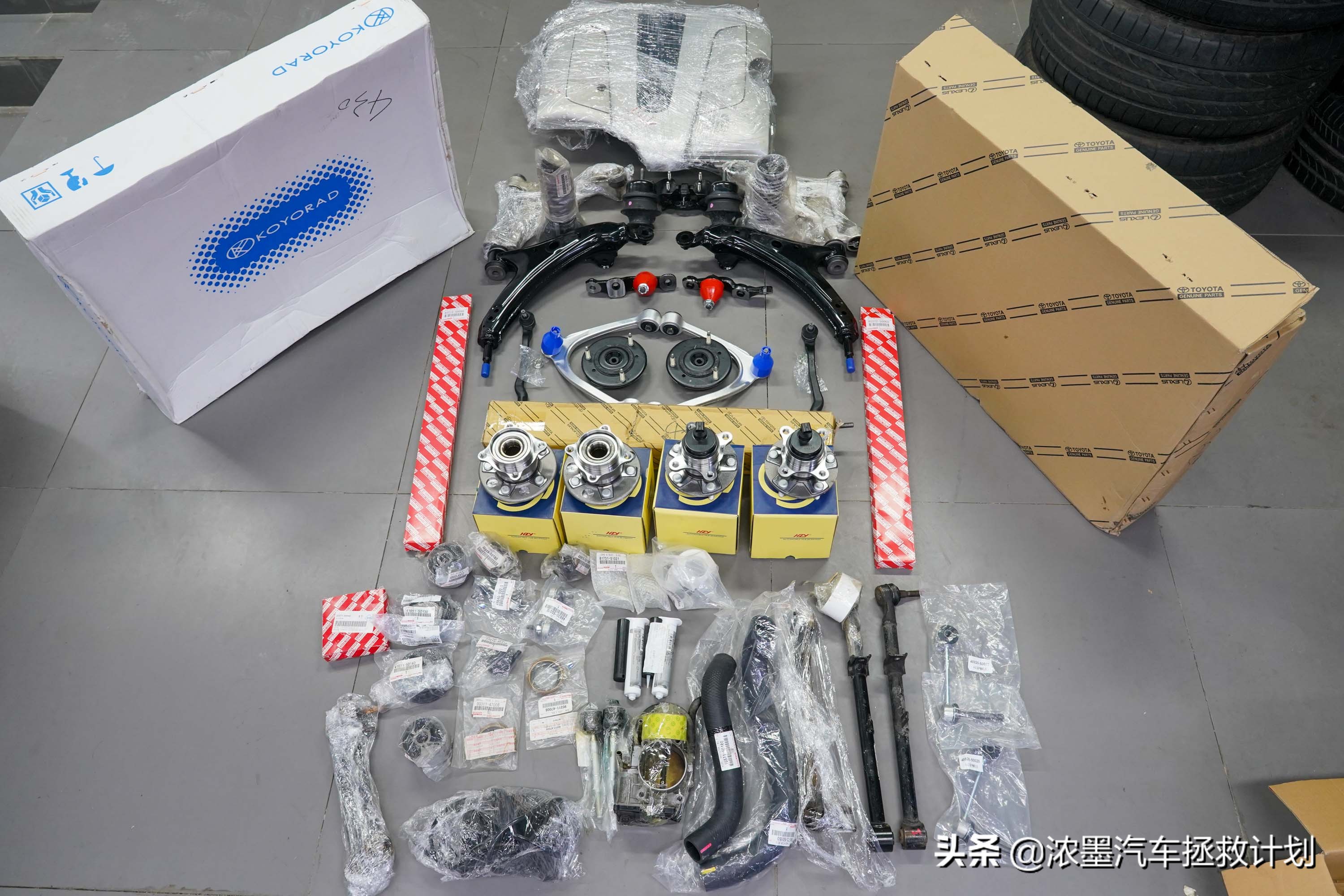 05款雷克萨斯ls430翻新修复,雷克萨斯ls430深度翻新解析