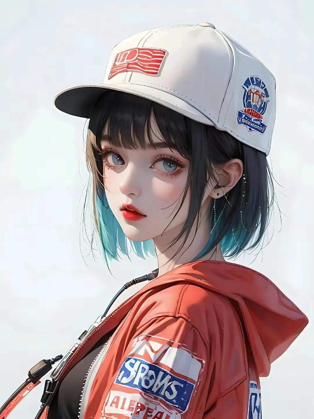 女生卡通头像简约气质短发,短发女人专用微信头像卡通