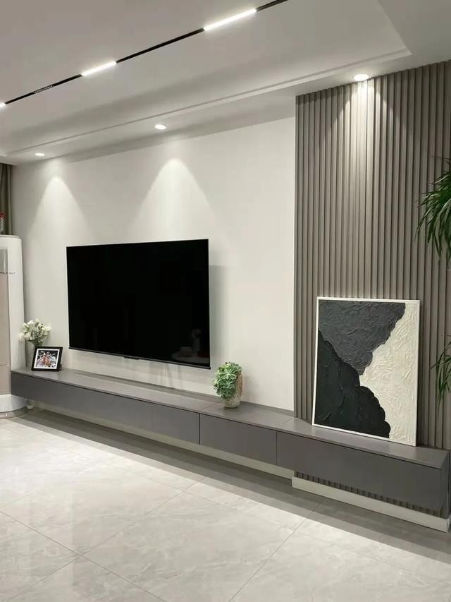 客厅小电视柜这样设计更实用,客厅飘窗电视柜一体设计