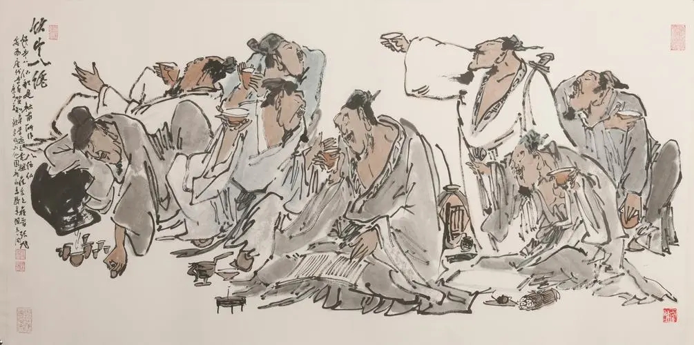 诗仙李白极乐之宴,李白诗词中的饮中八仙