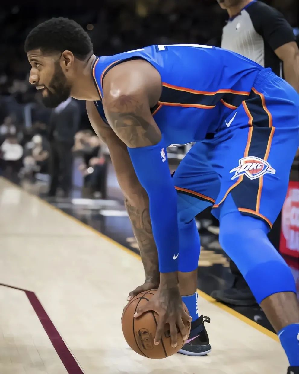 球星壁纸第190期保罗乔治,保罗乔治威少雷霆壁纸