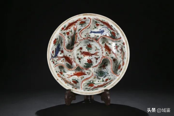 釉上五彩,釉上五彩富贵花