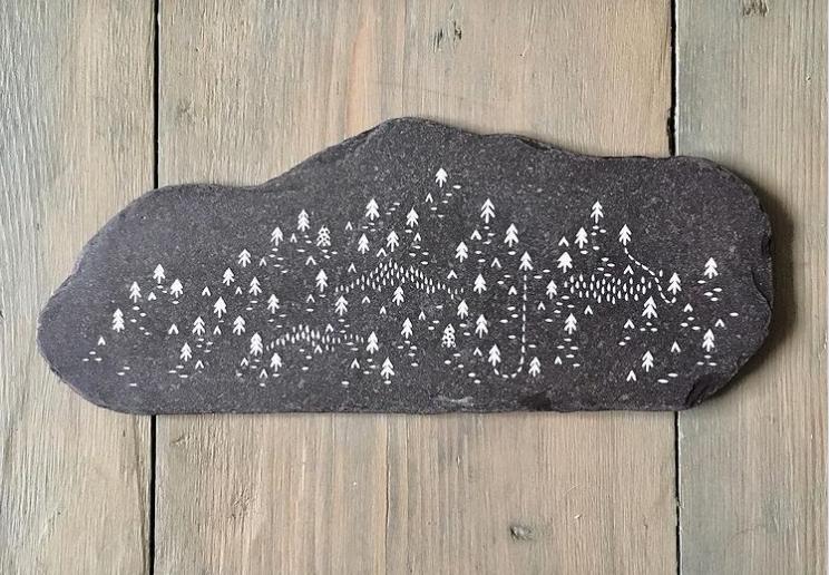 创意石头画简单儿童,石头画创意简单