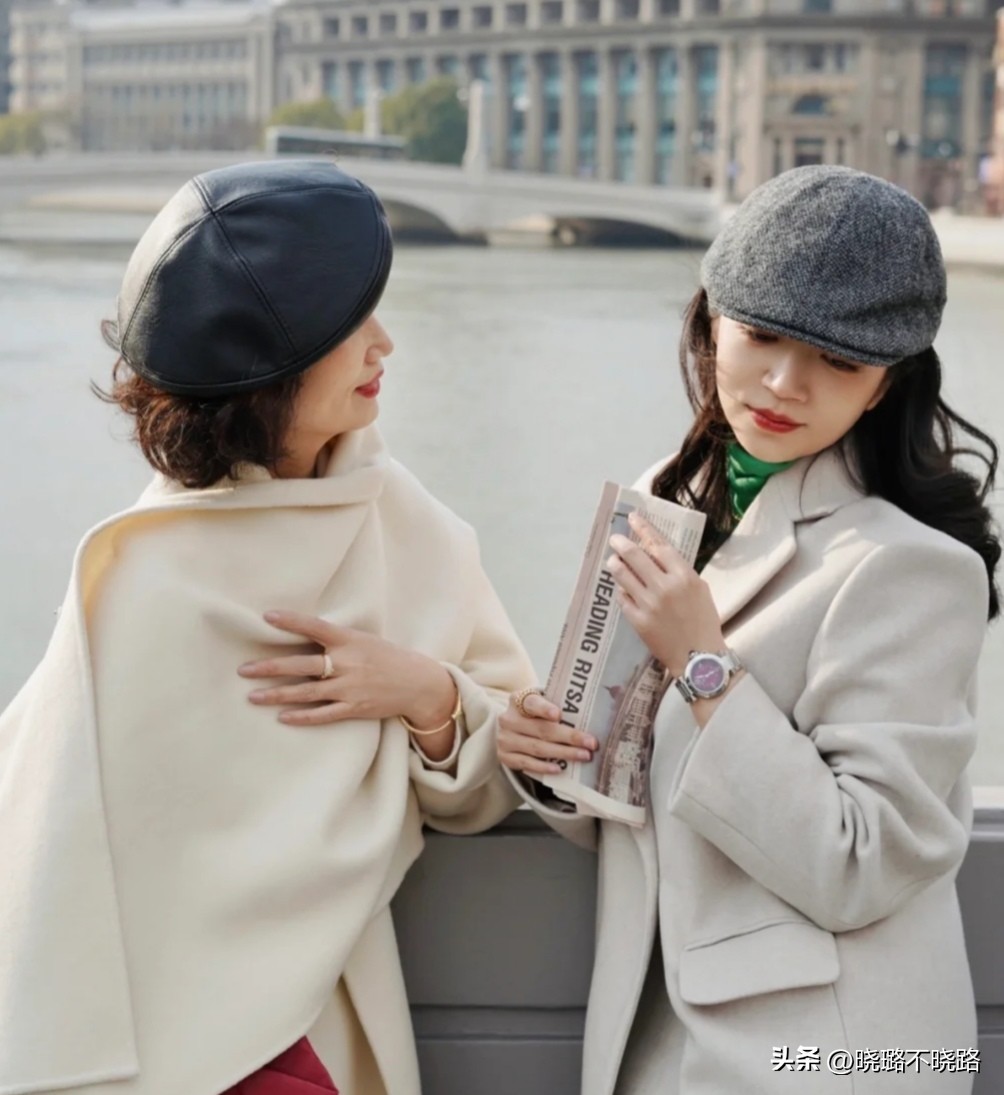 三木妈妈戴什么颜色的贝雷帽,三木妈妈的贝雷帽穿搭