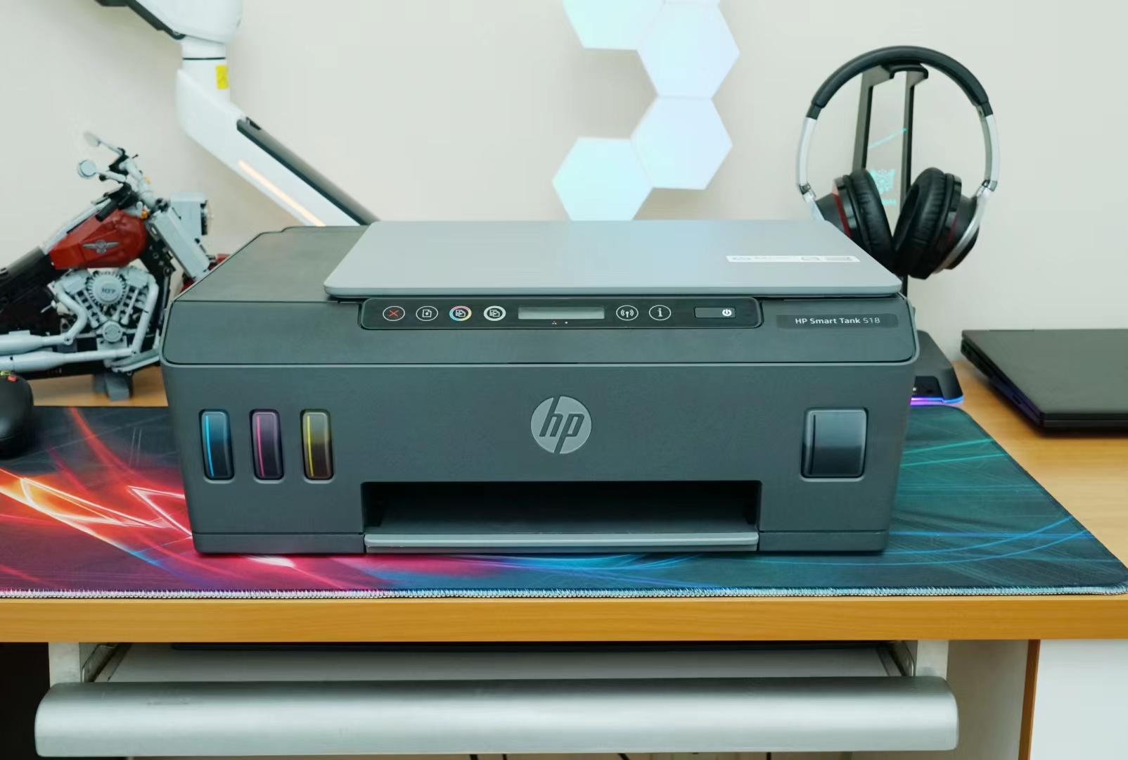 惠普smarttank518怎么黑白复印,惠普smarttank518打印头清洁