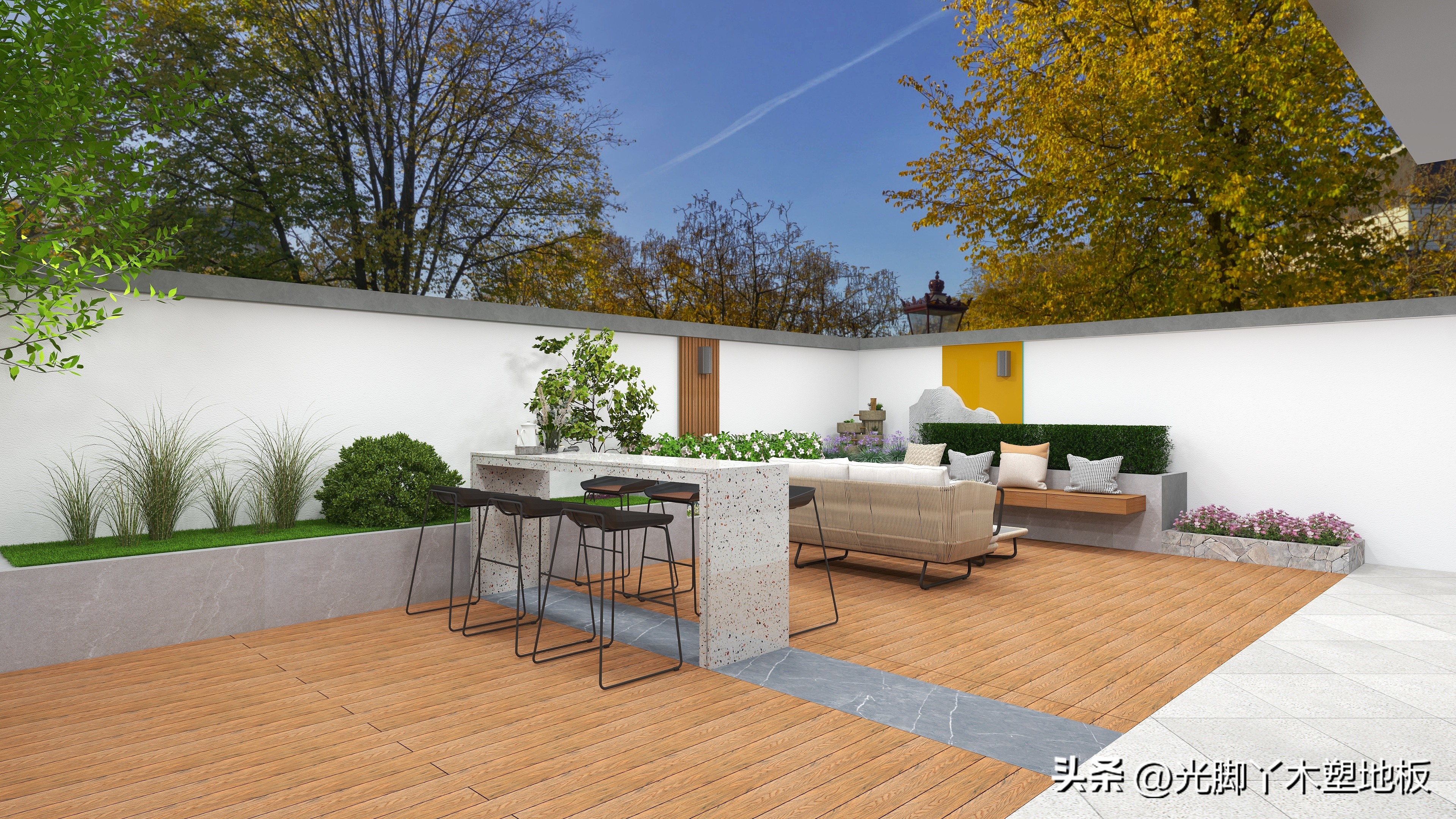 木塑材料：引领户外园林新潮流！木塑产品：绿色环保的独特风景